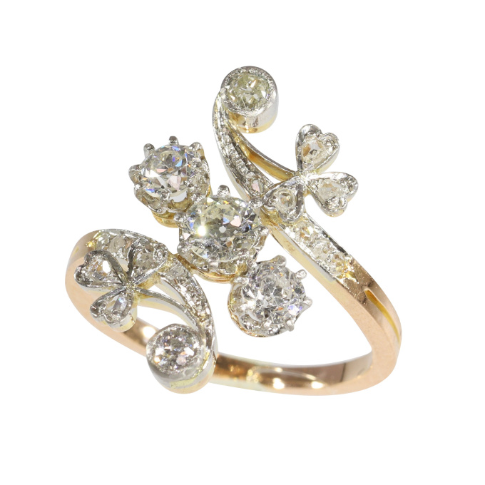 Era of Romance: The Vintage Belle Époque Diamond Ring by Artista Desconocido