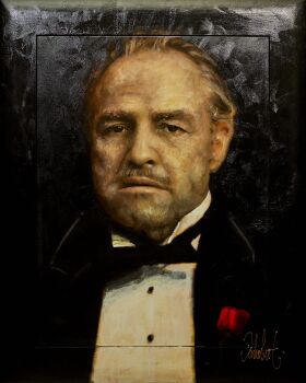 Godfather red rose by Peter Donkersloot