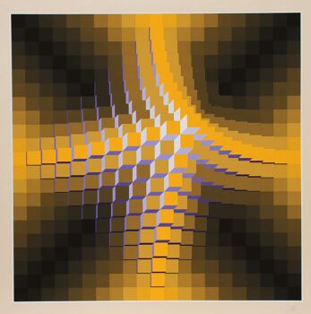 Structures Cubiques by Jean-Pierre Vasarely (Yvaral)