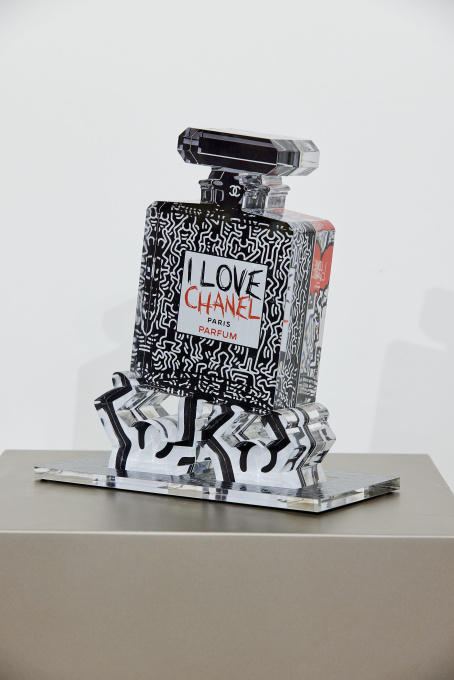 Keith Harring Bottle by Fred Meurice