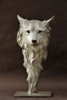 Wolf (life size) by Gill Parker