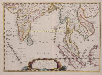 India, Southeast Asia by Nicolas Sanson