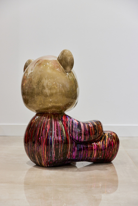 Ted Gold Absract by Ghost Art