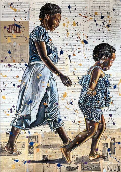 Treading into the Future I by Andrew Ntshabele