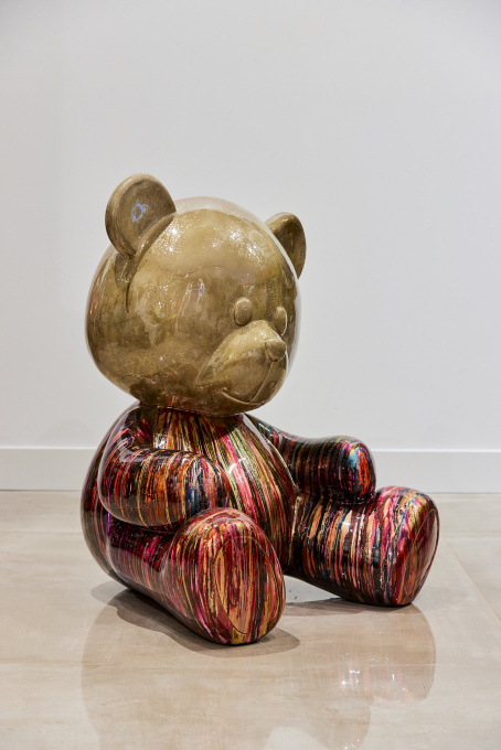 Ted Gold Absract by Ghost Art
