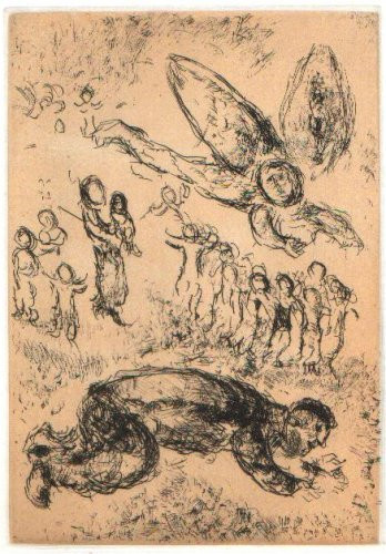 Plate 13 (Psalms of David) by Marc Chagall