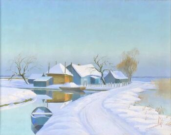 Winter in Loosdrecht by Dirk Smorenberg