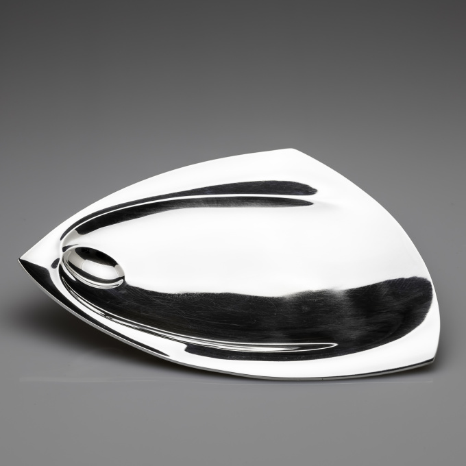 A Sterling silver dish, model TW 100 – Kultakeskus, Finland 1968 by Tapio Wirkkala