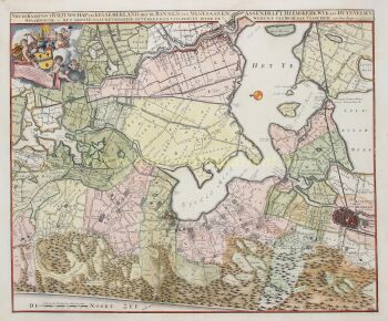 Antique map of Kennemerland by Nicolaes Visscher