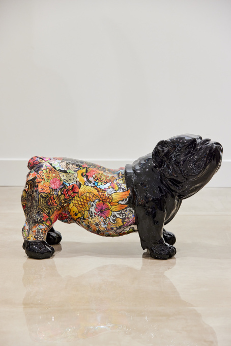 Bulldog – Old Skool Tattoo Black by James Chiew