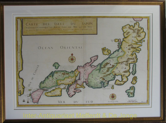 Japan map by Durant
