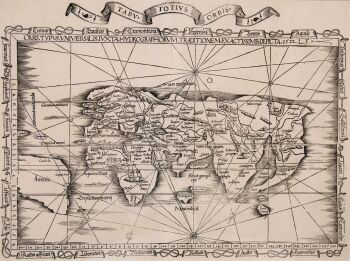 World antique map  by Laurent Fries