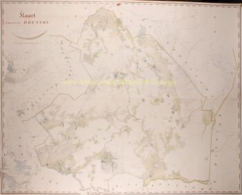 Wall map Drenthe  by Anthony Wernecke