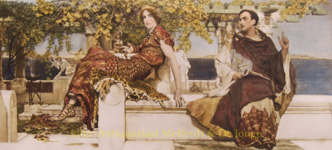 The Conversion of Paula by St. Jerome by Lawrence Alma-Tadema