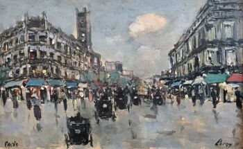 Street scene Paris by Bart Schouten Leroy