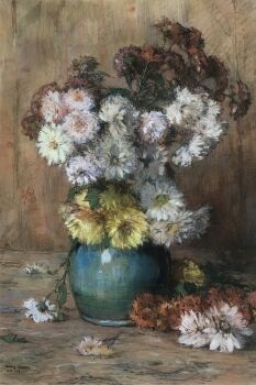 Bloemstilleven by Frans Slager