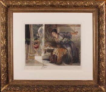 Welcome Footsteps by Lawrence Alma-Tadema