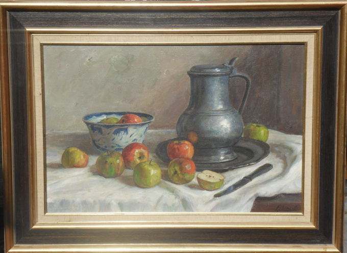 Kitchen still life by Piet van Boxel