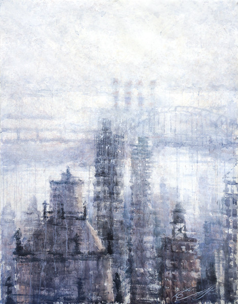 Downtown Blue by Ekaterina Smirnova