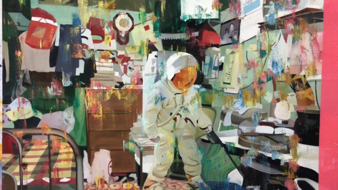 Coloured Theatre-An indoor carnival-no3 by Zhang Zhaoying