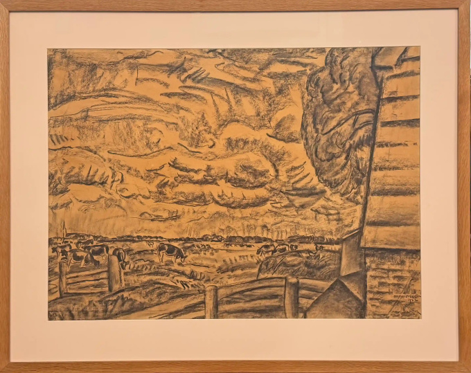 Beemsterpolder in 1922 by Leo Gestel