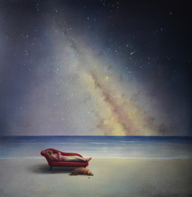 Be at peace, there is so much space by Peter van Straten