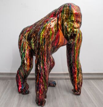 Gorilla Business Abstract by Ghost Art