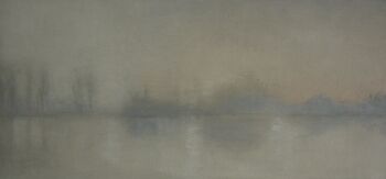 Zicht op de Amstel I by Anneke Elhorst