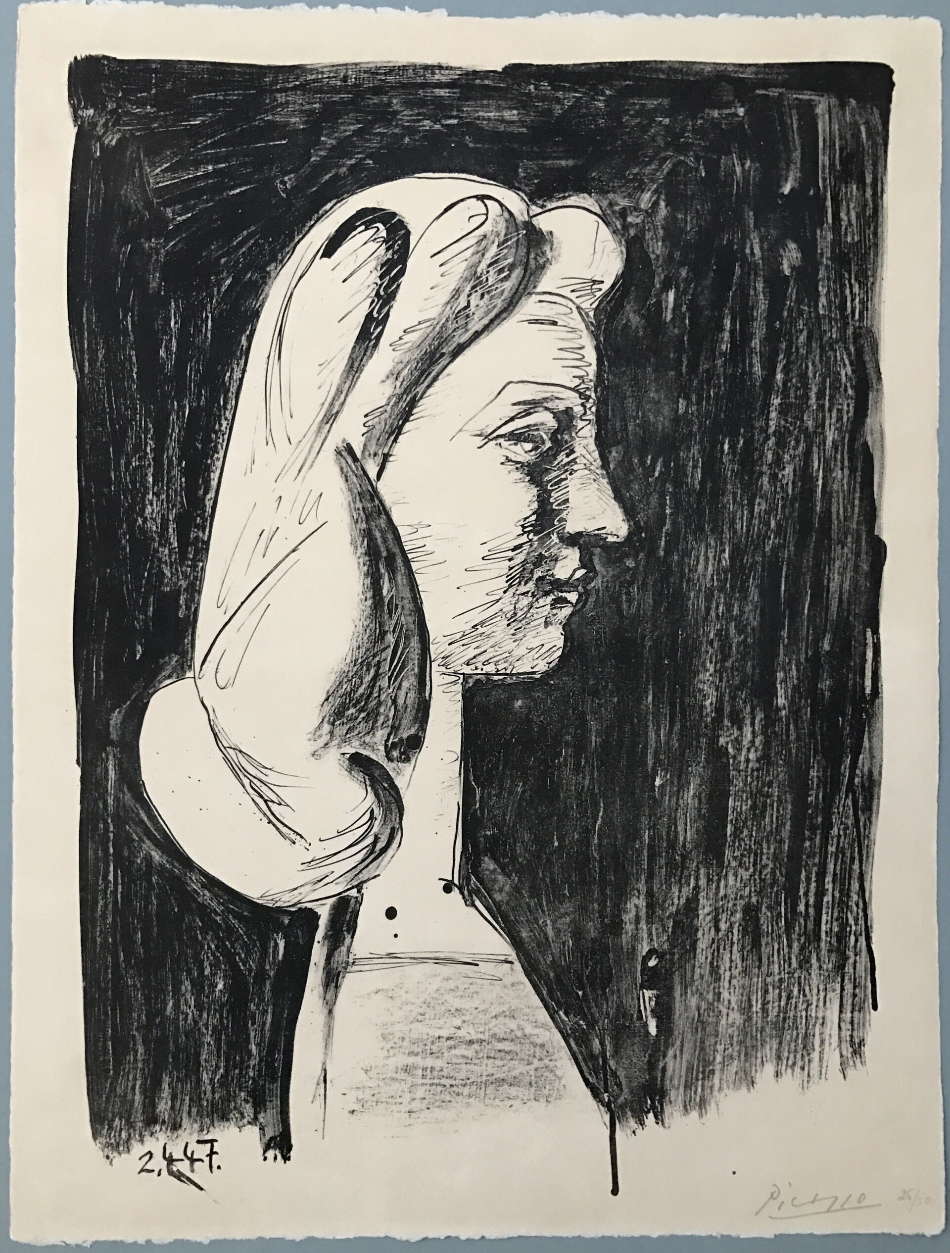 Pablo Picasso &ndash; &lsquo;Grand Profil &ndash; Portrait de Francoise Gilot&rsquo; (1947)