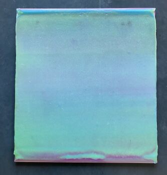 Piasta Green Purple Turquoise by Frank Piasta