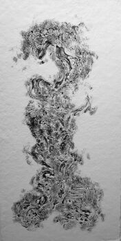Zonder titel V Black by Hans Keuls
