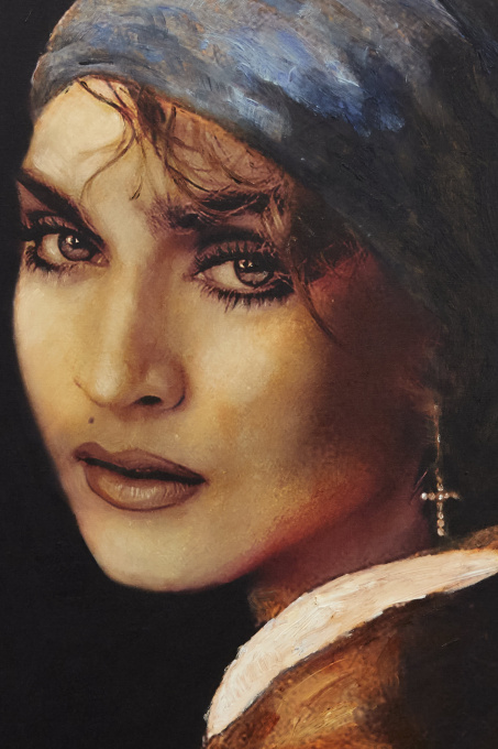 Madonna with the pearl by Peter Donkersloot