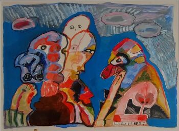 Zonder titel 93.IX.7 by Lucebert