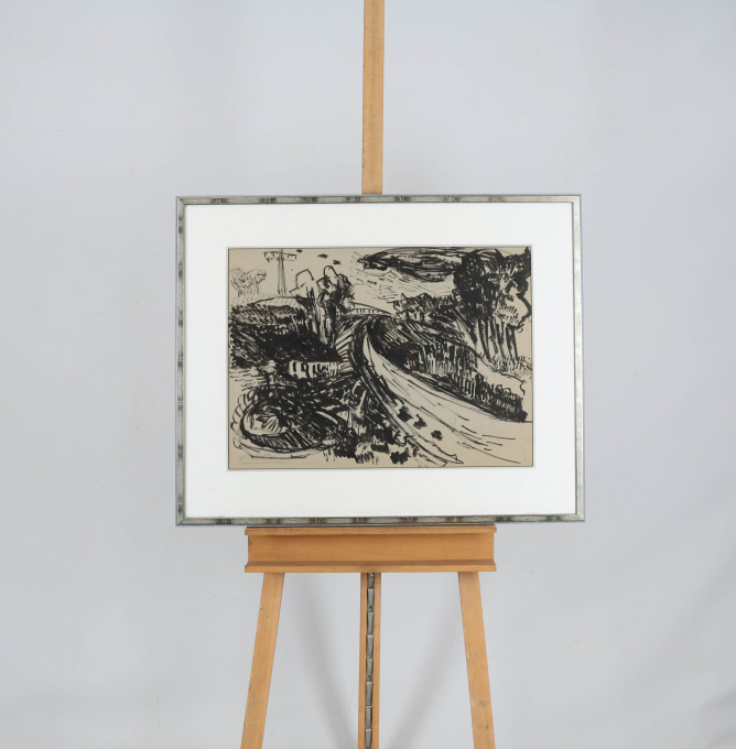 Dorpsweg by Broer Dobbelsteen