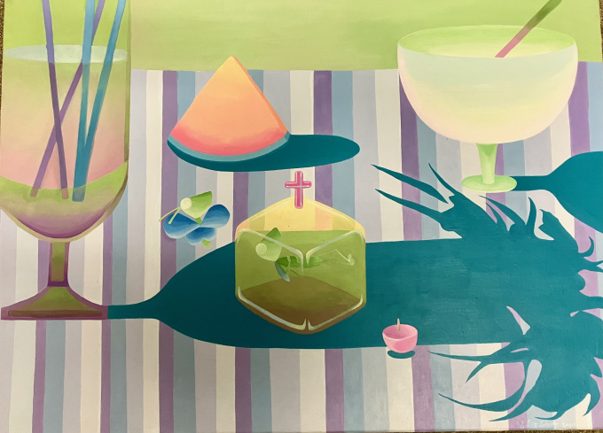 'Grasshopper at the 18th floor" by Ju Duoqi