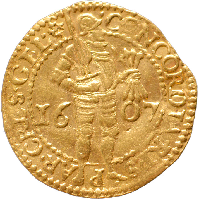 Gold ducat Gelderland by Artista Desconocido