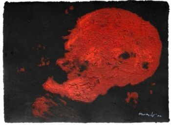 Kopf (rot) by Armando