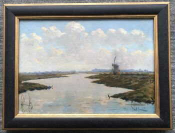 Zaans polderlandschap by Maurits van der Valk