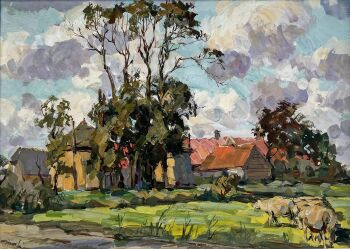 Landschap by Emil Rizek