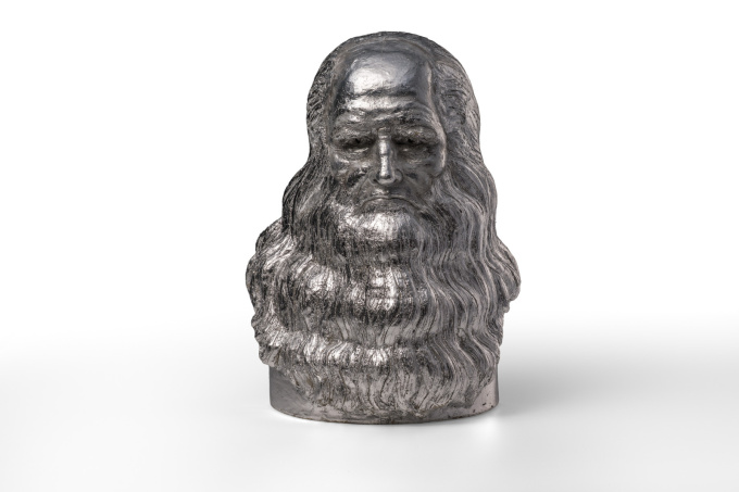 San Leonardo da Vinci - silver leaf by Eleonora Francioni Antonio Mastromarino