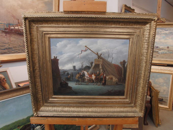 WINTER MET KOEK EN ZOPIE by CHRISTOFFEL WÜST