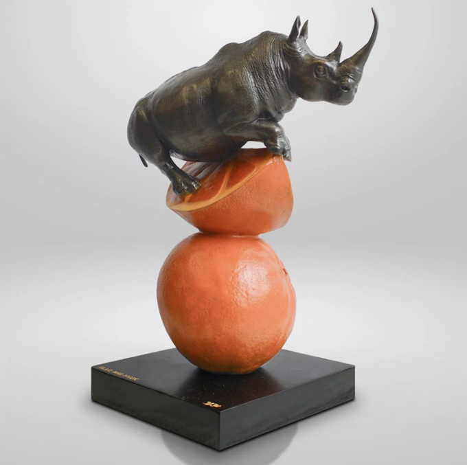 Rhino Loves Oranges by Gillie and Marc