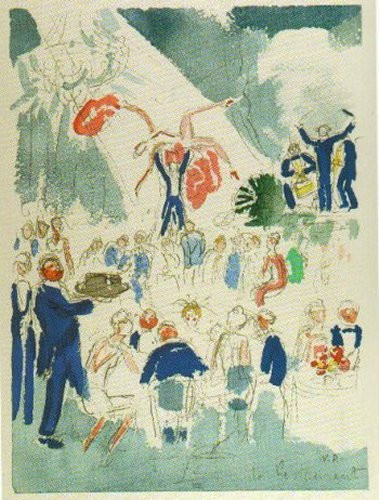 The Restaurant by Kees van Dongen