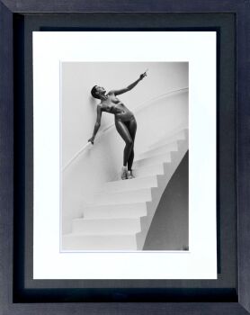 Jenny Kapitan in my studio, Paris 1978 by Helmut Newton