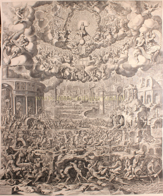 SPECTACULAR LAST JUDGMENT   by Pieter de Jode