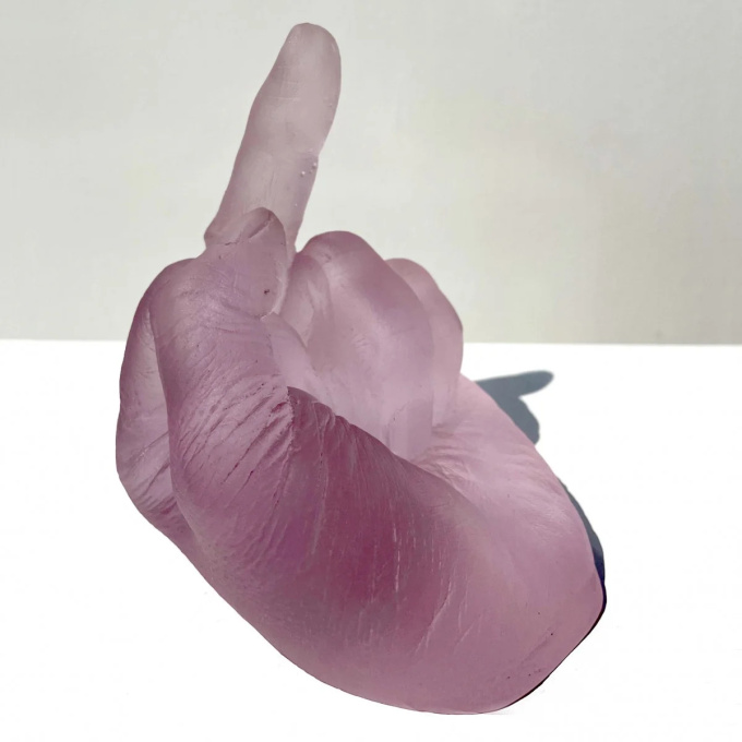 Study of Perspective in Glass - Pink (31/100) by Ai Weiwei