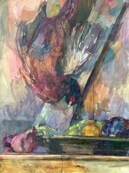 Stilleven met fazant en groenten by Renée Stotijn