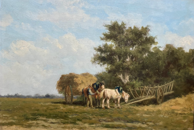 Hooitijd by Hermanus Charles Christiaan Bogman