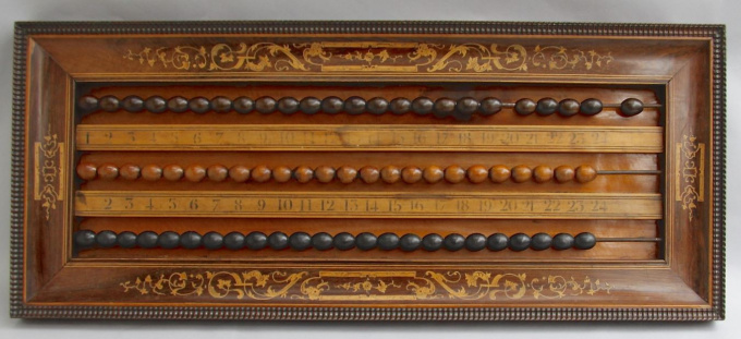 Billiards scoreboard, Charles X, France by Artista Desconocido