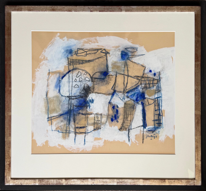 Abstracte compositie by Jaap Nanninga